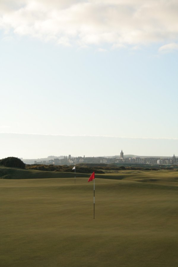 St Andrews old in and out flags